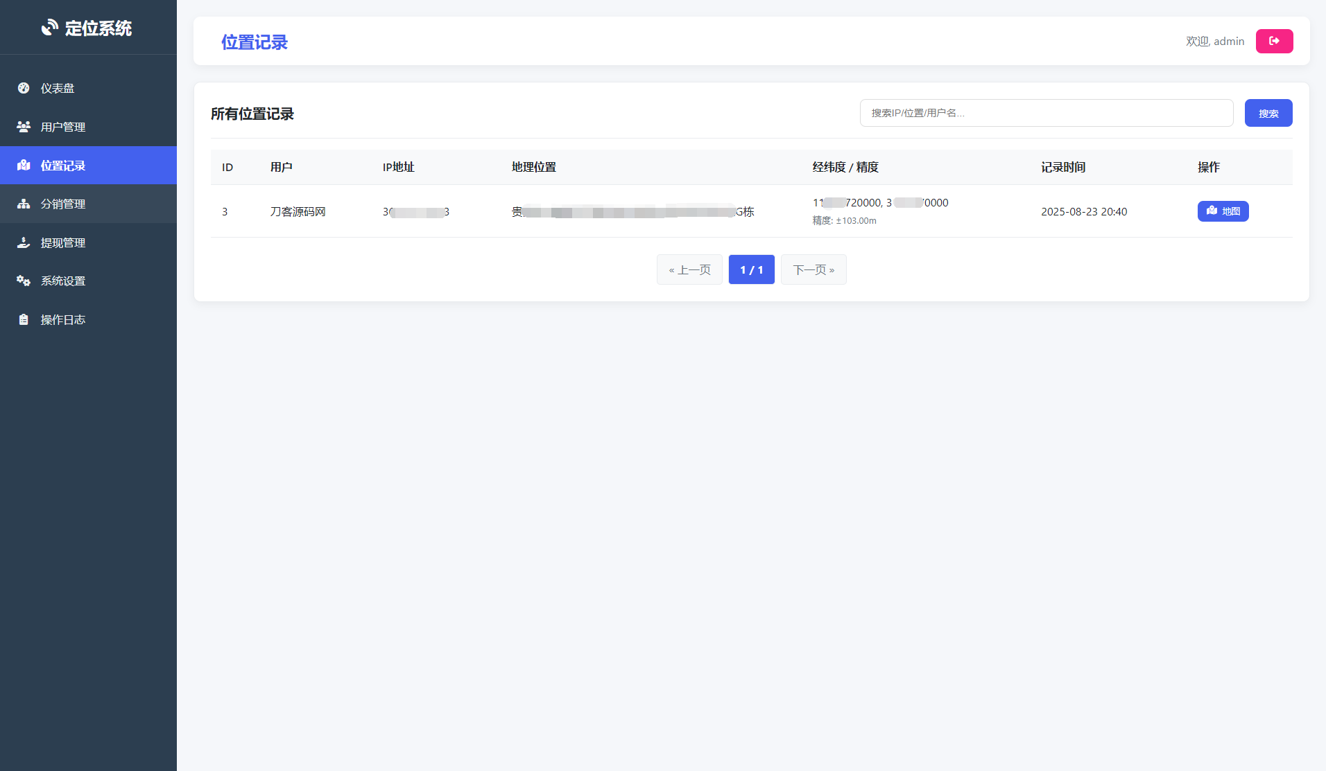 P定位系统源码 二开版 新增分销功能